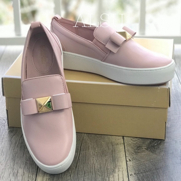 NWT Michael Kors Aliza Slip On Leather Blossom W - Picture 3 of 7